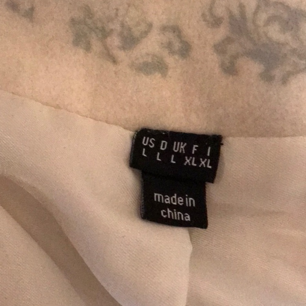 Esprit Pea Coat - Size L - Winter White - Picture 11 of 13